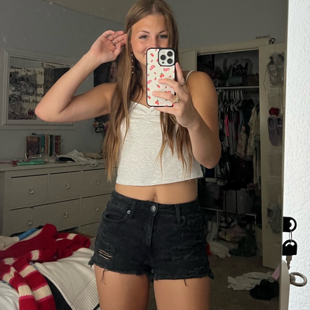 Women’s Black jean shorts